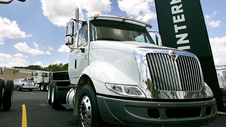 Künftig mit Volkswagen-Motoren: US-Trucks der Navistar-Marke International. 