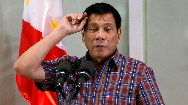 Der philippinische Präsident Rodrigo Duterte. 
