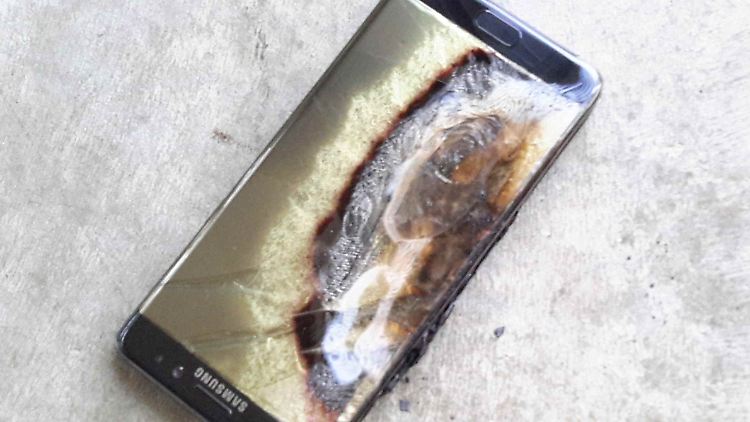 So sieht das Note 7 von Reddit-User Crushader nach dem Laden aus.