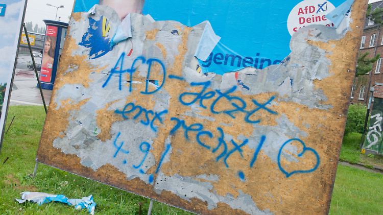 Die AfD beklagte sich bereits während des Wahlkampfs über Benachteiligungen, etwa durch die Zerstörung von Wahlplakaten. 