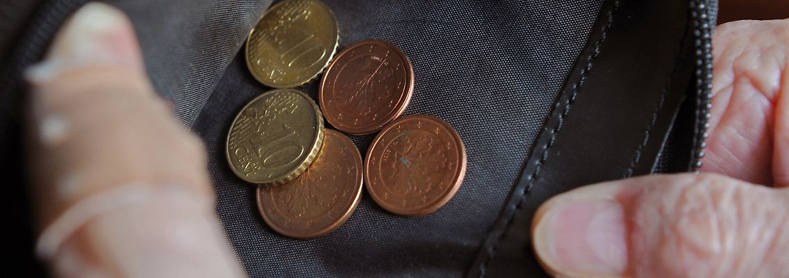 Die Gefahr von Altersarmut wächst.