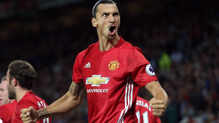 Fiebert dem Manchester Derby entgegen: Uniteds Superstar Zlatan Ibrahimovic.