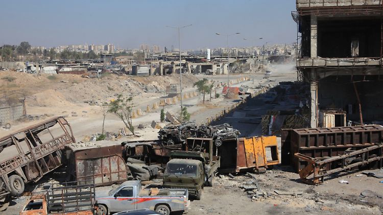 Zerstörte Stadt: Der Süden von Aleppo liegt in Schutt und Asche.