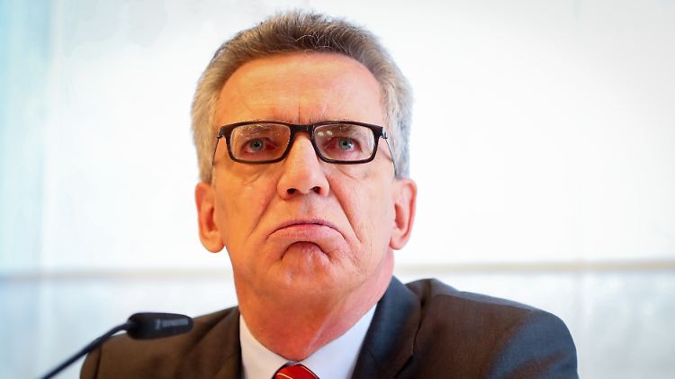 Bundesinnenminister Thomas de Maizière.