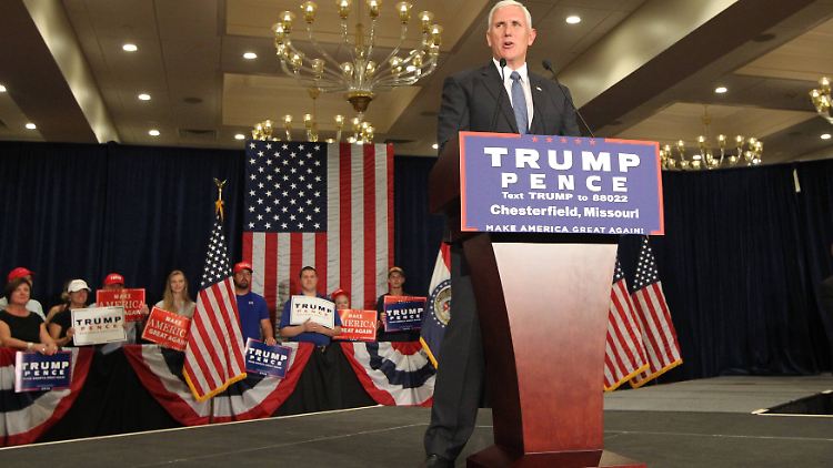 Mike Pence und seine Frau zahlten im vergangenen Jahr einen Steuersatz von 12,4 Prozent. 