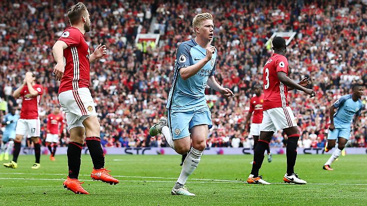 De Bruyne legte den Grundstein für den Derbysieg.