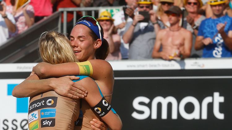 Vor einigen Wochen die Goldmedaille, jetzt freut sich das Duo über die Deutsche Meisterschaft.
