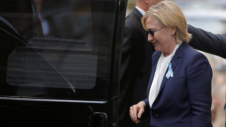 Clinton: "Überhitzt"? Lungenentzündung.