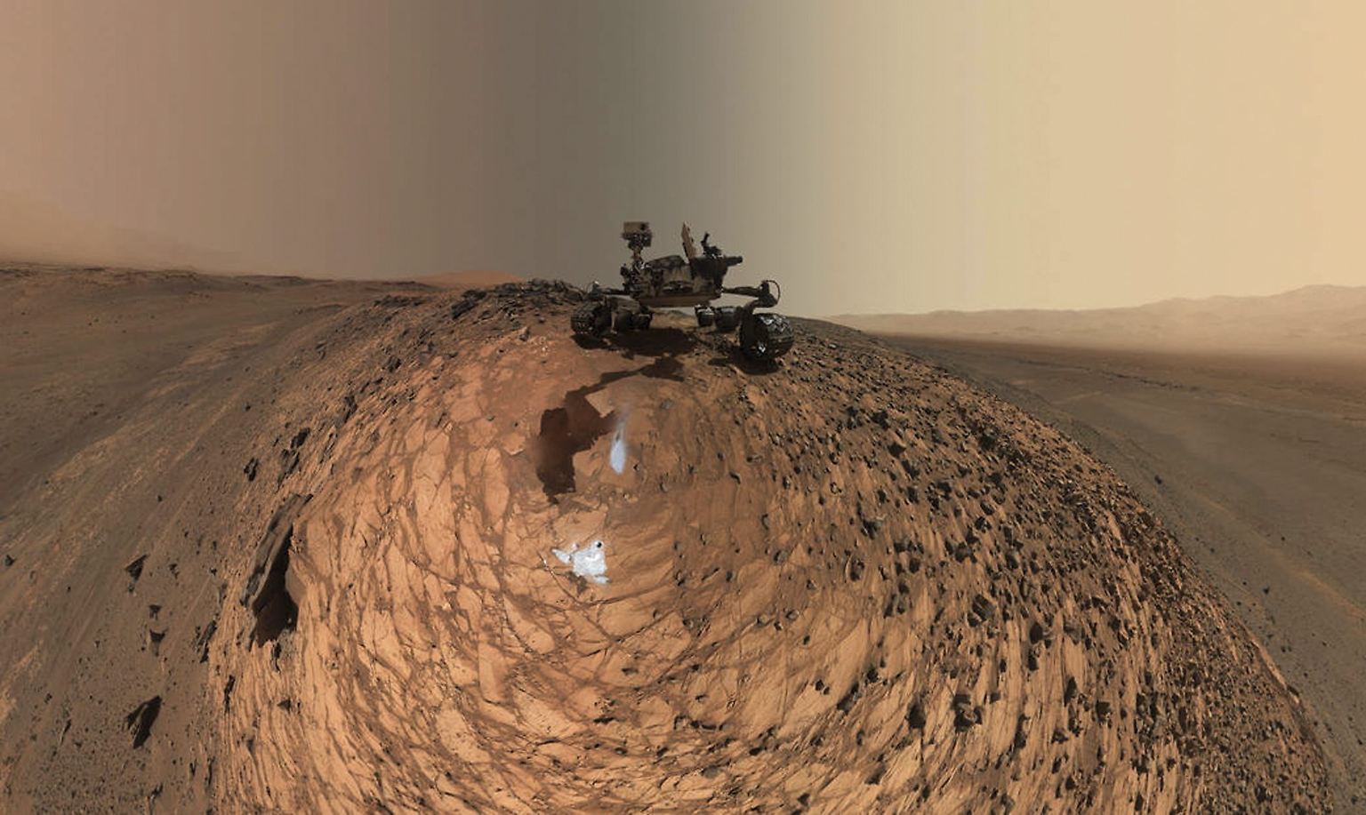 Vor rund vier Jahren landet der Rover "Curiosity" auf dem Mars.