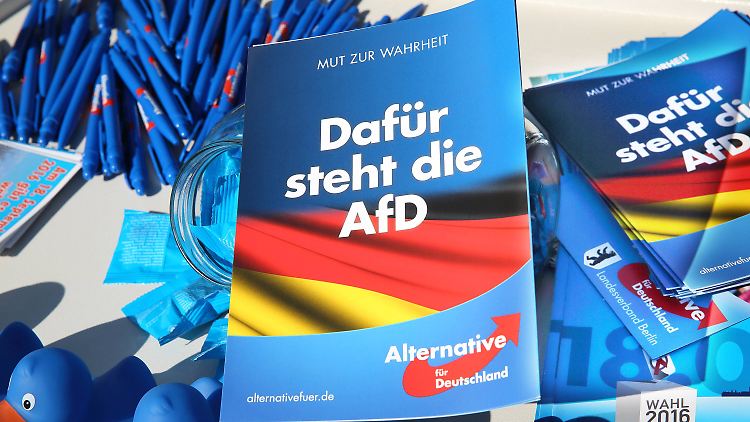 Die Berliner AfD bietet ihr Programm auch auf Russisch an.