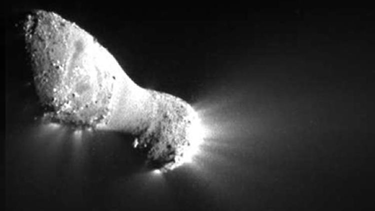 Der Komet Hartley 2, aufgenommen von der NASA-Sonde "Deep Impact". 