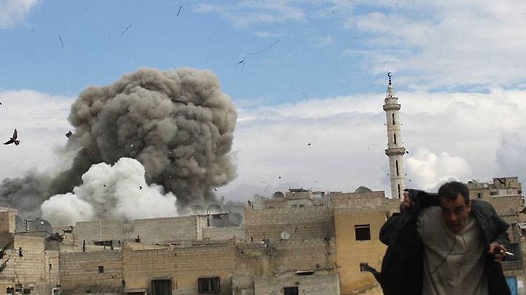 Das soll nicht wieder passieren: Bomben, die auf Aleppo in Syrien fliegen. Derzeit hat die EU aber wenig Einfluss darauf.