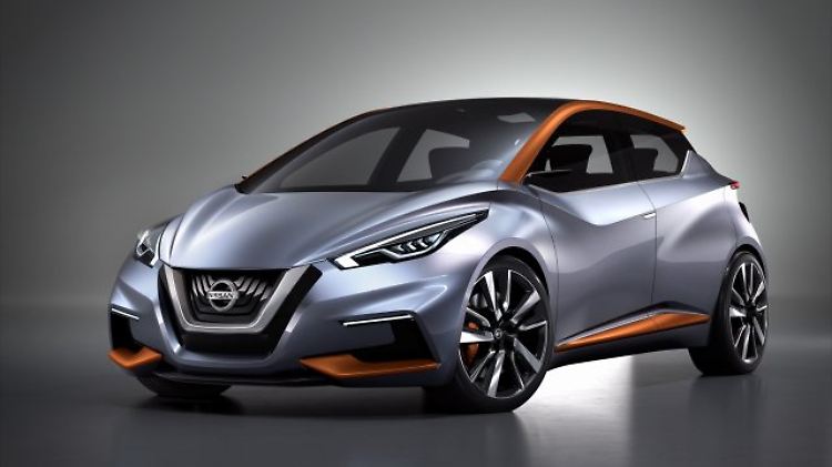 Optisch orientiert sich der neue Nissan Micra dicht an der Studie Sway.