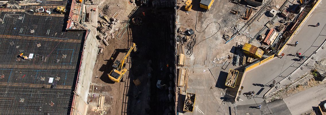 Am Stuttgarter Bahnhof wird gebaut - mit allen finanziellen Risiken, die Großbaustellen mit sich bringen.