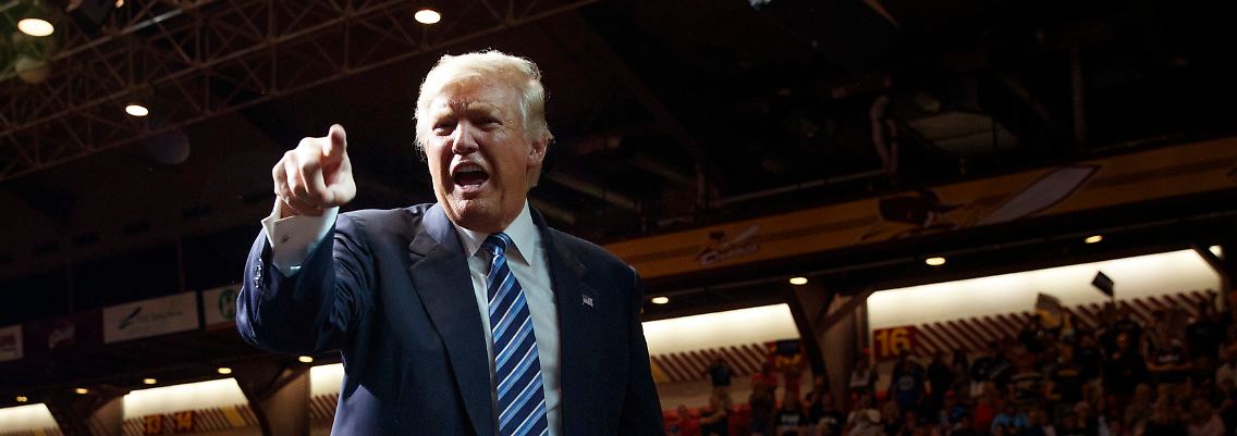 Donald Trump, Präsidentschaftskandidat.