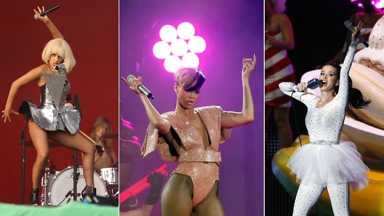 Die MTV Awards sind Frauensache: Lady Gaga, Rihanna, Katy Perry.
