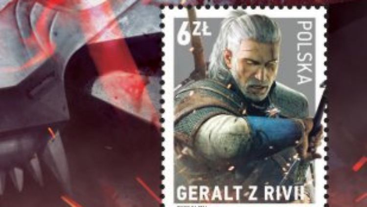 Wer hätte das gedacht: Geralt von Riva auf einer Briefmarke.