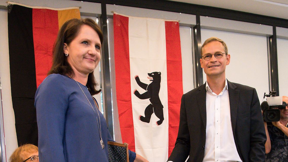 Michael Müller ging zusammen mit seiner Frau wählen.