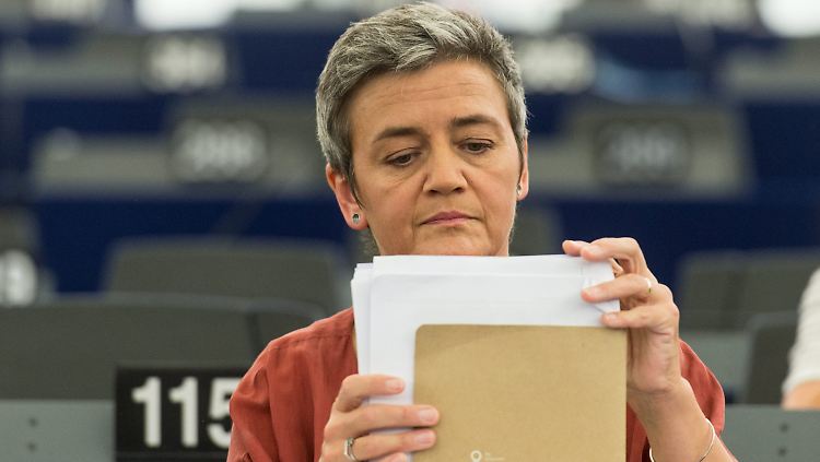 "Amazon und McDonald's und andere sehr bekannte Unternehmen sind schon auf unserer Liste", sagt Margrethe Vestager.