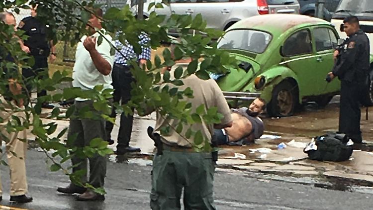 Ahmad Khan Rahami bei seiner Festnahme. 