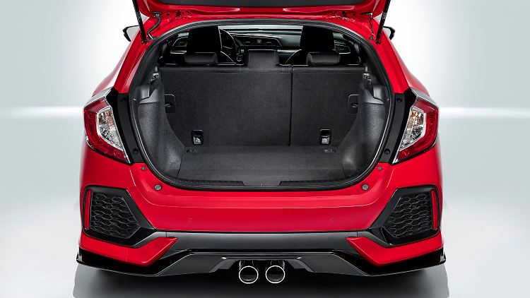Die neue Größe des Honda Civic kommt auch dem Laderaum zugute. 478 Liter stehen jetzt zur Verfügung.