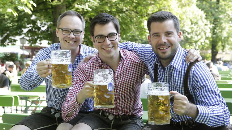 Die Gründer von "Bits & Pretzels" Bernd Storm, Andreas Bruckschlögl und Felix Haas (v.l.)