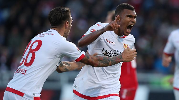 Er trifft, wie er will: Collin Quaner, 1. FC Union Berlin.