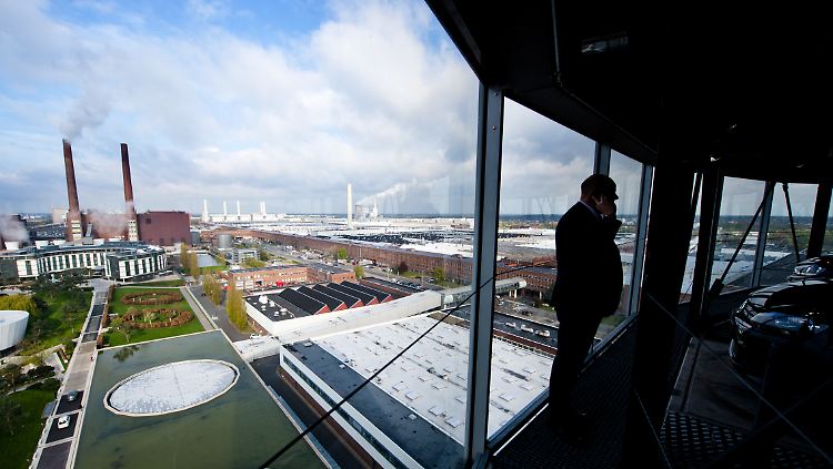 Blick auf das VW-Stammwerk in Wolfsburg.