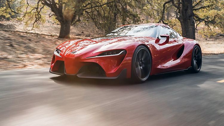 So scharf wie die Studie des Toyota-FT1 dürften weder der BMW Z5 noch der Supra daherkommen.