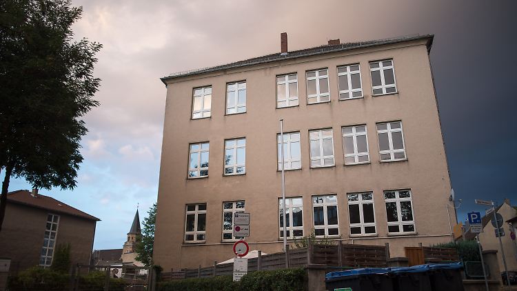 Das Schulgebäude in Euskirchen. 