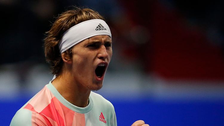 Raus mit dem Jubel: Alexander Zverev.