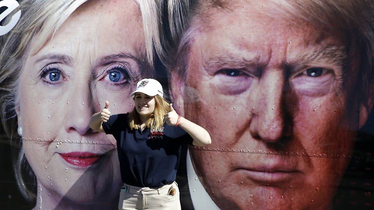 Trump und Clinton: Einer der beiden beerbt Barack Obama im Weißen Haus.