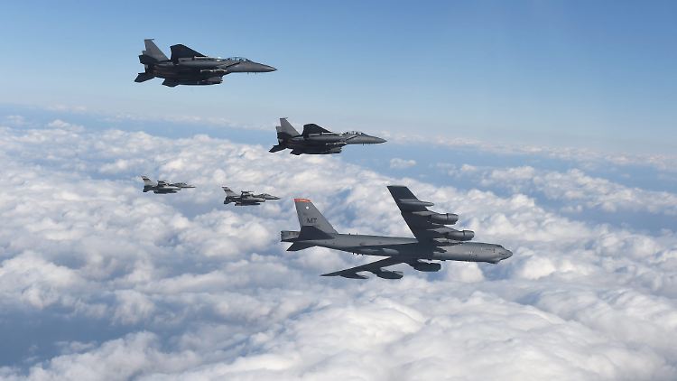 B-52-Bomber der US-Luftwaffe.