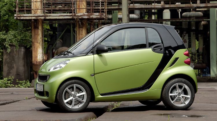 Der Smart Fortwo ist nur 2,70 Meter kurz und entsprechend besonders parklückentauglich.