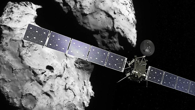 Beim Aufprall wird sich Rosetta komplett ausschalten - und kaputtgehen.