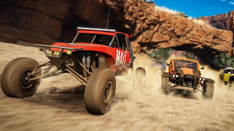 Mit dem Buggy durch Australiens Wüsten: "Forza Horizon 3" bietet neben Rennspaß auch digitales Sightseeing.