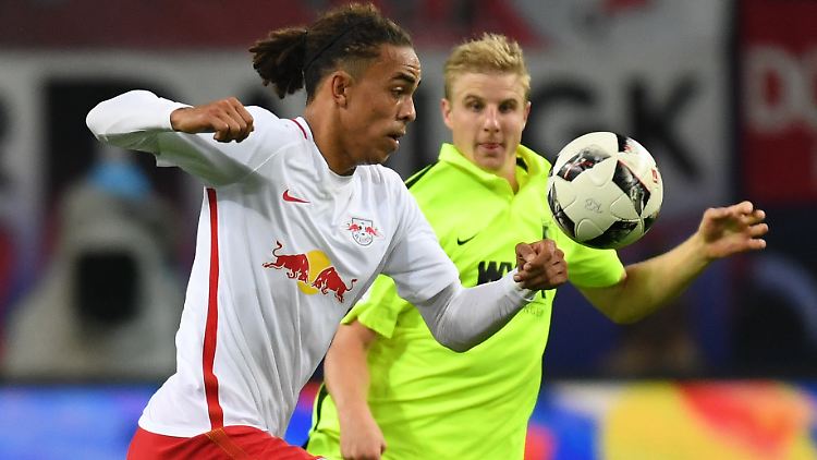 Schoss das zweite Leipziger Tor: Yussuf Poulsen (l.)