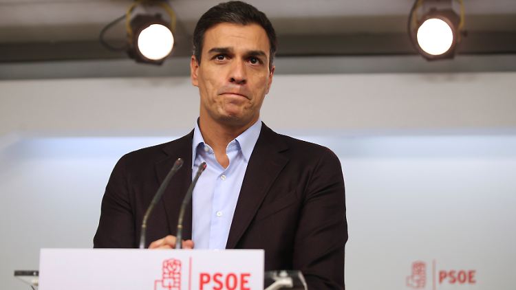 Sánchez konnte seine Partei nicht von seinem Kurs überzeugen.