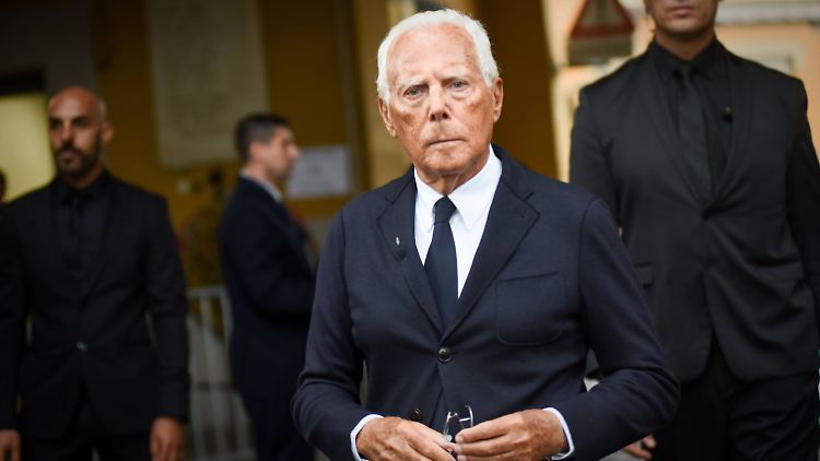 Giorgio Armani gilt als lebende Mode-Legende.
