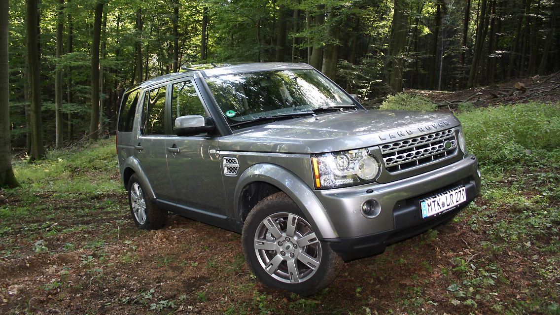 Braucht keine Straßen: der Land Rover Dicovery.