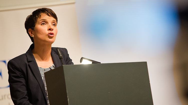 AfD-Bundesvorsitzende Frauke Petry macht Fehler der Großen Koalition für die Erfolge ihrer Parteie bei den jüngsten Landstagswahlen als Grund aus.