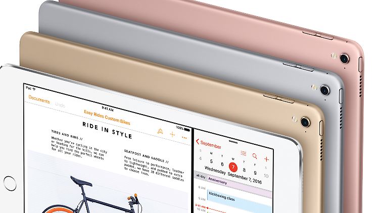 Vielleicht gibt's bald auch schwarze iPad-Pro-Modelle.