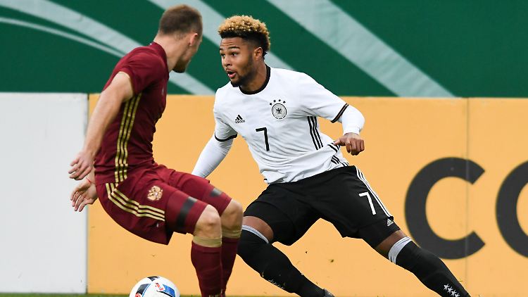 Der Bremer Gnabry bot auf Links eine ansprechende Leistung.