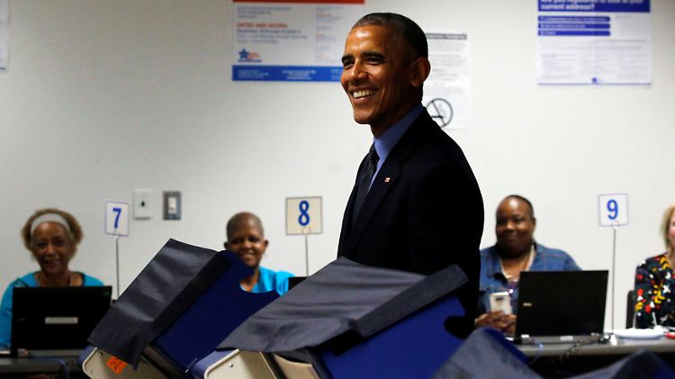 Barack Obama hat seine Stimme schon abgegeben.