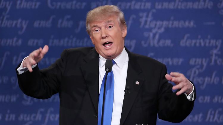 Gerät gerade mächtig ins Schwimmen: Donald Trump
