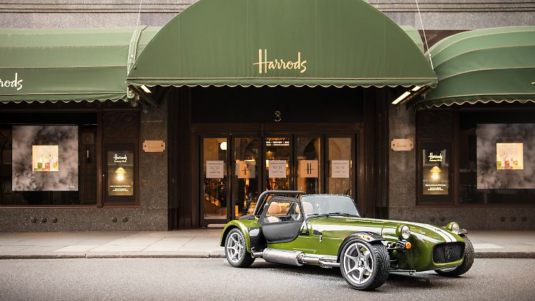 Harrods und Caterham verwandeln den Seven in ein automobiles Kleinod.