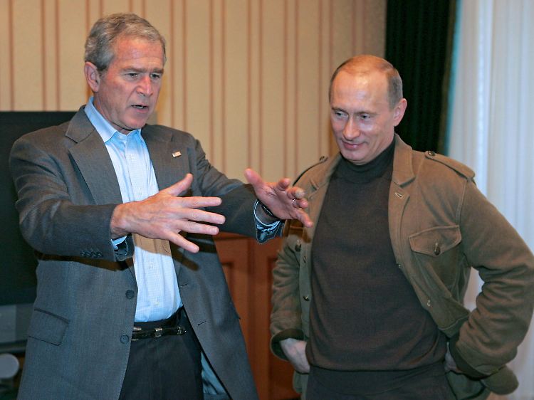 Trotz politischer Differenzen: Das Verhältnis zu George W. Bush war gut.