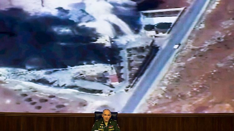 Der russische General Sergej Rudskoj wies Vorwürfe zurück, in Aleppo willkürlich auch zivile Ziele zu beschießen.