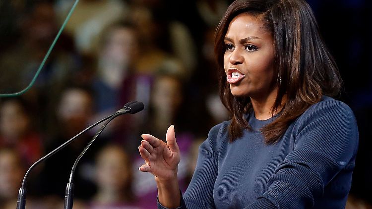 Spricht mal ein Machtwort: Michelle Obama.