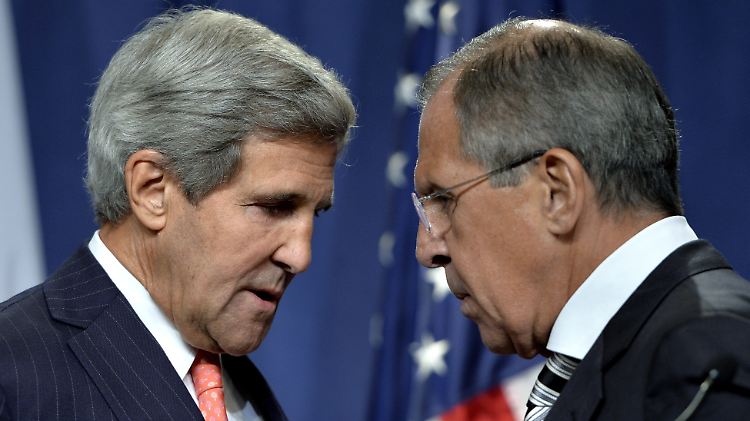US-Außenminister Kerry und sein russischer Kollege Lawrow